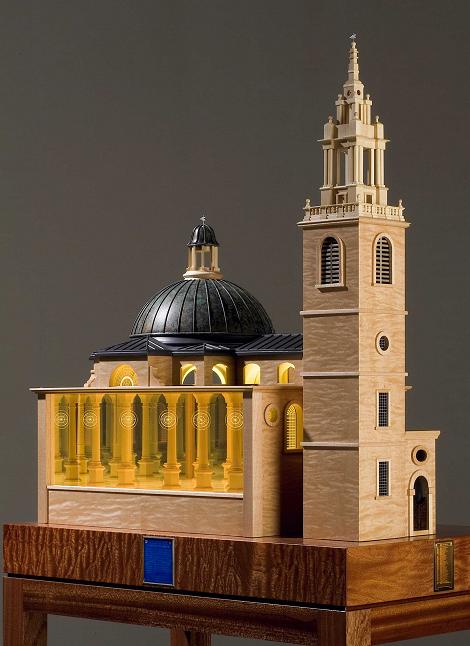 An infinity model, based upon St Stephen, Walbrook